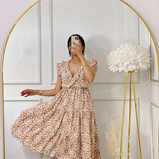 Robe Clara à Motifs