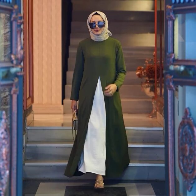 hijab & robe droit