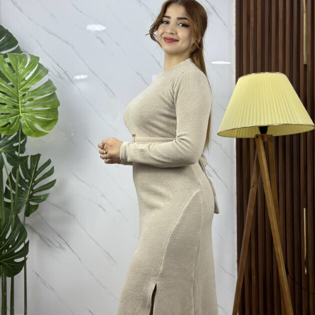 robe élégante avec ceinture