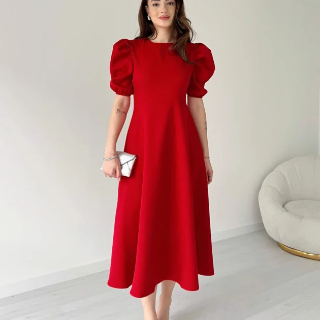 Robe de princesse Manches Bouffantes